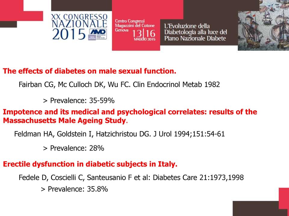 the Massachusetts Male Ageing Study. Feldman HA, Goldstein I, Hatzichristou DG.