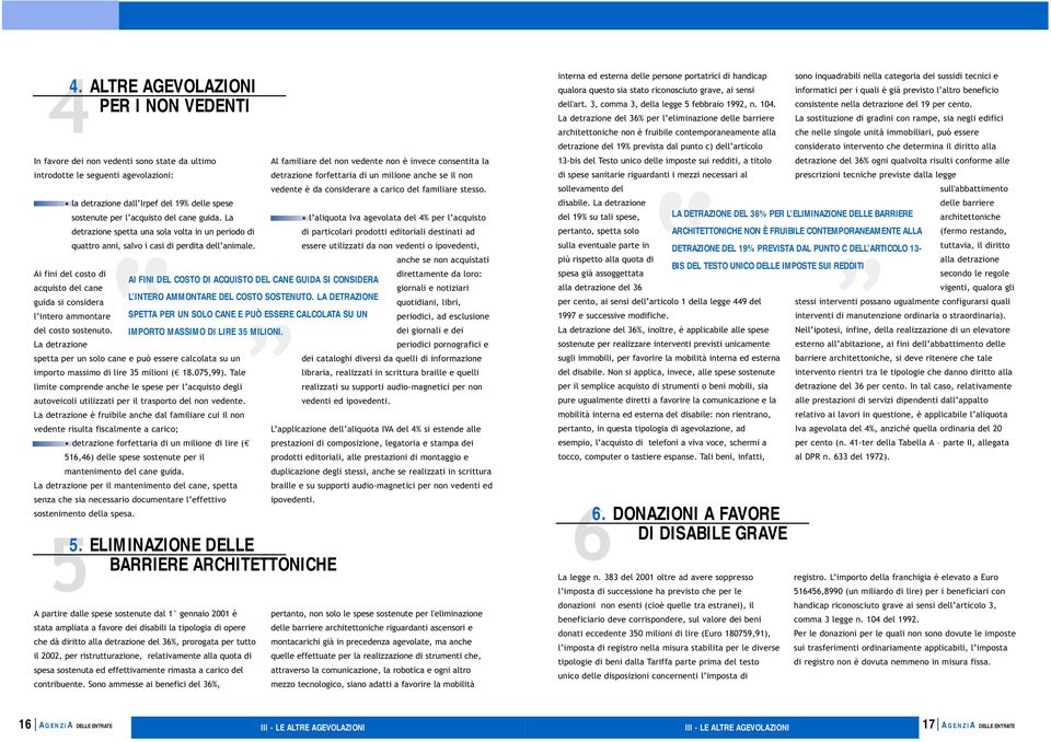 La l aliquota Iva agevolata del 4% per l acquisto detrazione spetta una sola volta in un periodo di di particolari prodotti editoriali destinati ad quattro anni, salvo i ca di perdita dell animale.