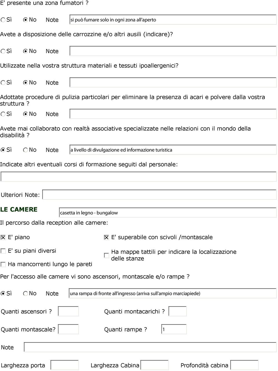 te Avete mai collaborato con realtä associative specializzate nelle relazioni con il mondo della disabilitä?