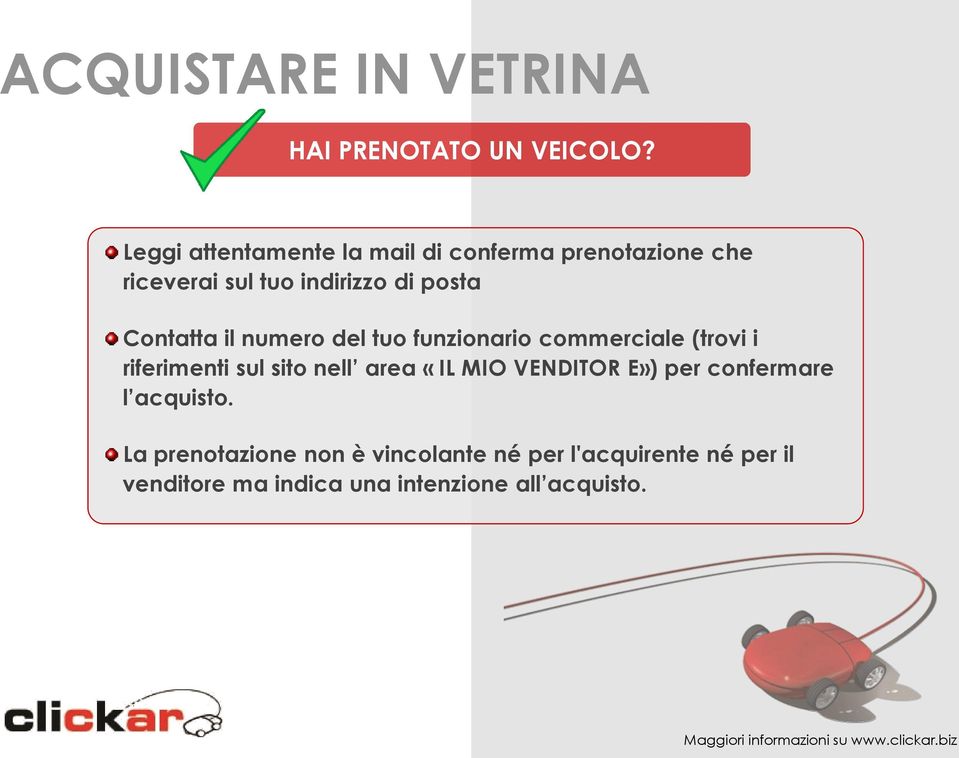 numero del tuo funzionario commerciale (trovi i riferimenti sul sito nell area «IL MIO VENDITOR E») per