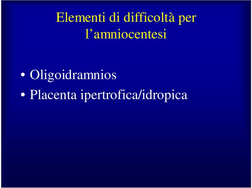 amniocentesi