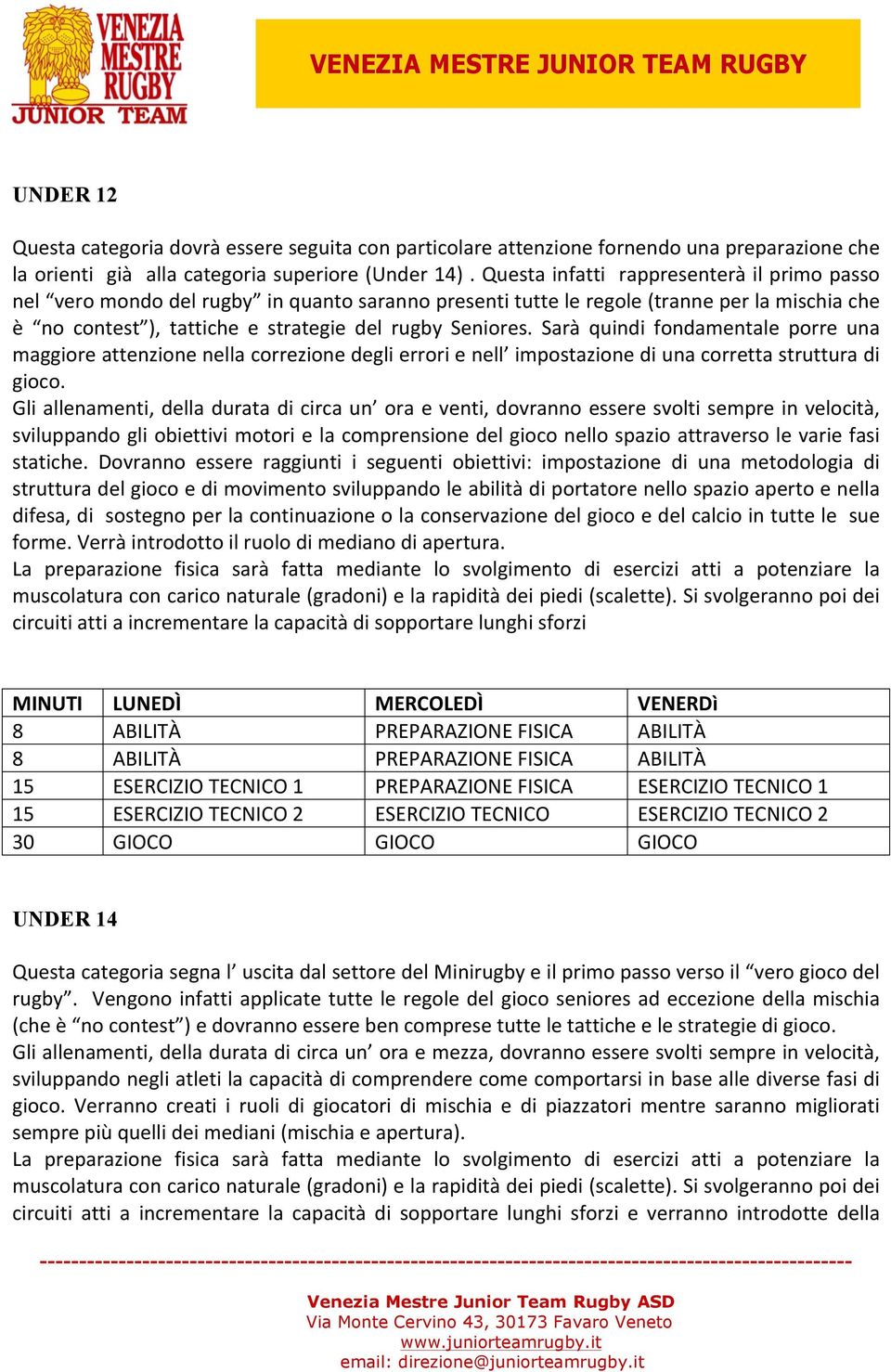 Sarà quindi fondamentale porre una maggiore attenzione nella correzione degli errori e nell impostazione di una corretta struttura di gioco.