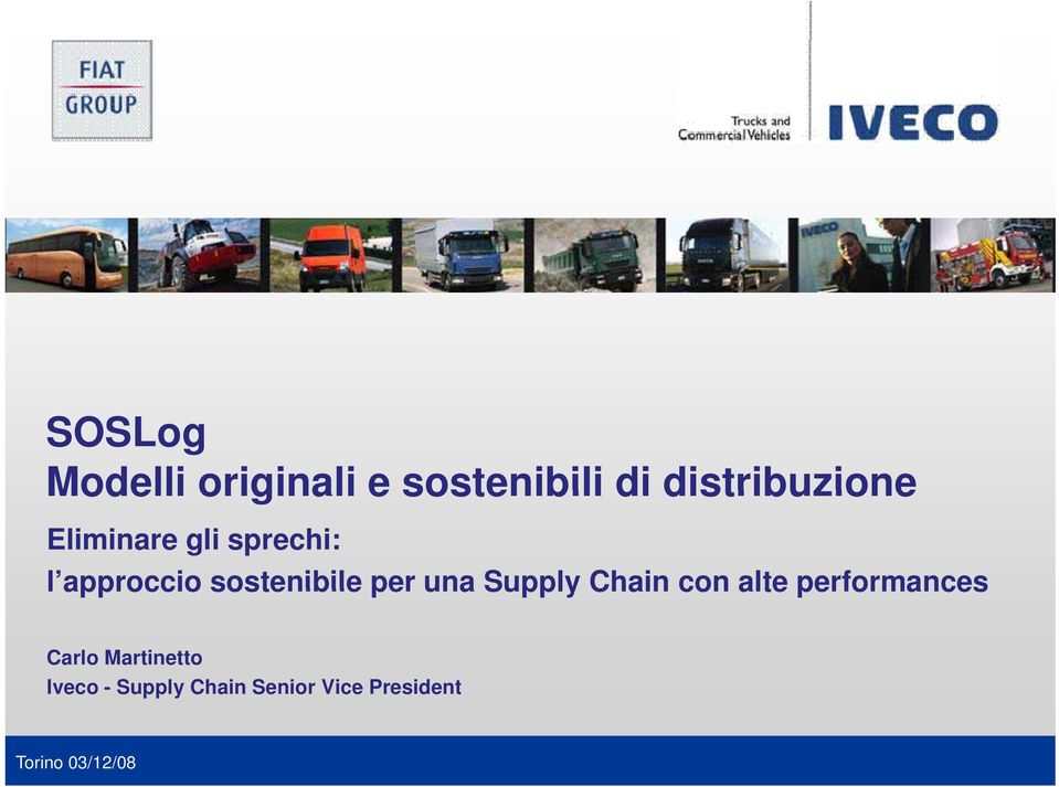 Supply Chain con alte performances Carlo Martinetto