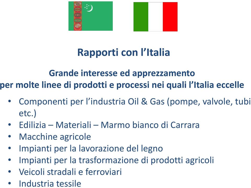 ) Edilizia Materiali Marmo bianco di Carrara Macchine agricole Impianti per la lavorazione del