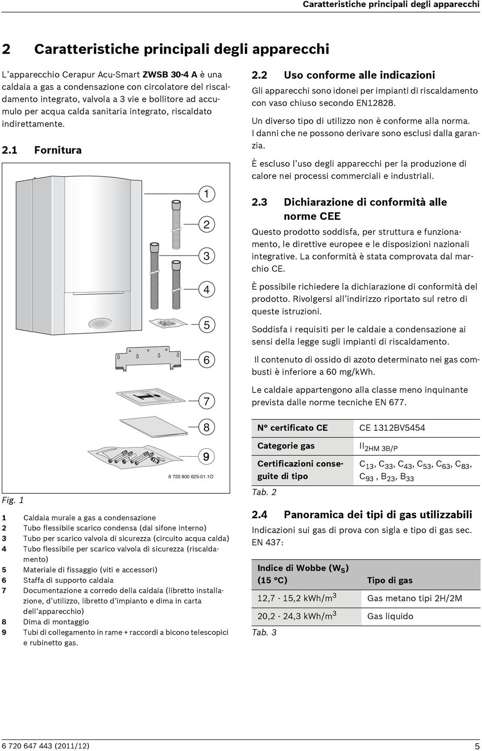 2 Uso conforme alle indicazioni Gli apparecchi sono idonei per impianti di riscaldamento con vaso chiuso secondo EN12828. Un diverso tipo di utilizzo non è conforme alla norma.