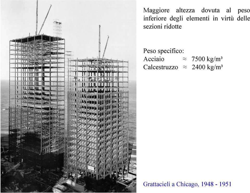 iridotte Peso specifico: Acciaio 7500 kg/m³