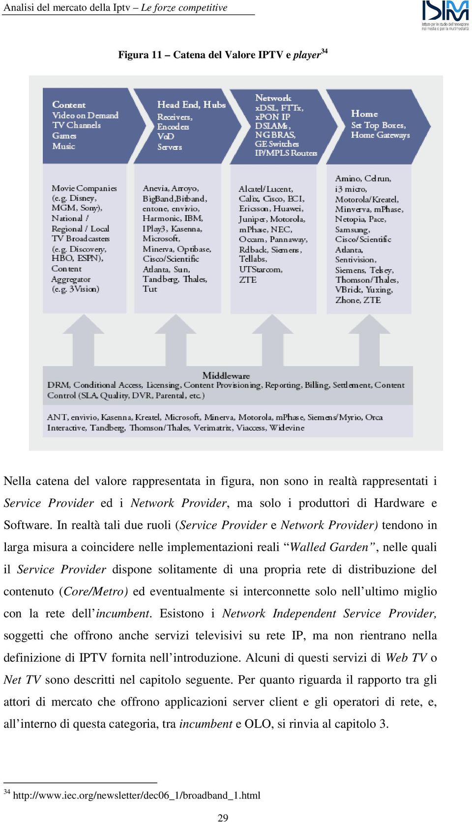 In realtà tali due ruoli (Service Provider e Network Provider) tendono in larga misura a coincidere nelle implementazioni reali Walled Garden, nelle quali il Service Provider dispone solitamente di