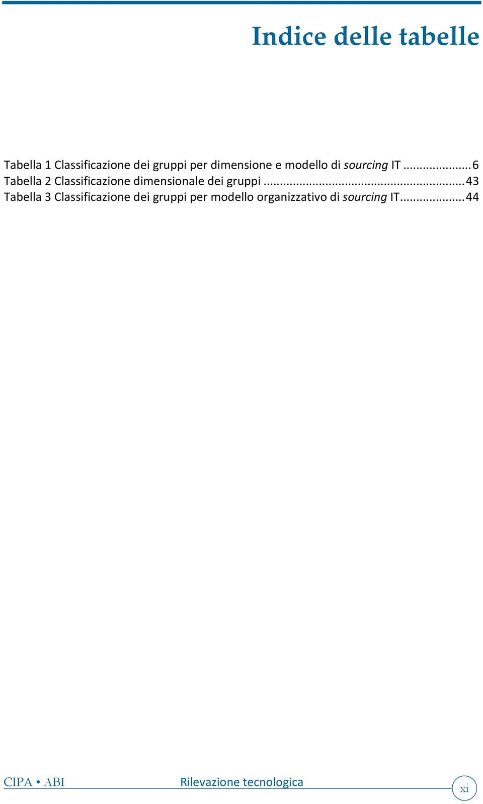 .. 6 Tabella 2 Classificazione dimensionale dei gruppi.