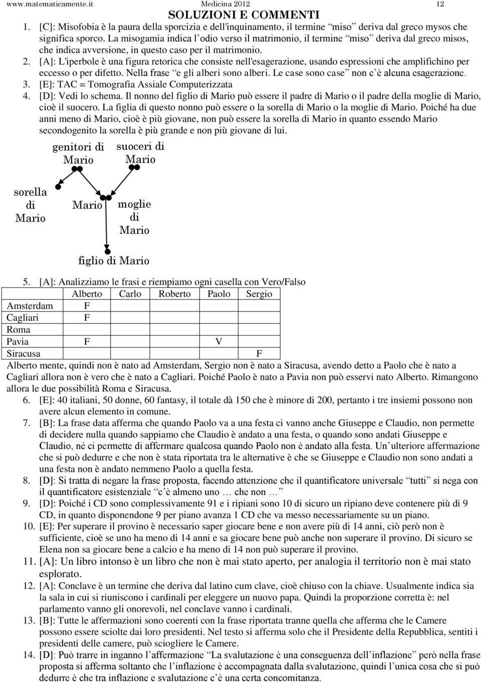 [A]: L'iperbole è una figura retorica che consiste nell'esagerazione, usando espressioni che amplifichino per eccesso o per difetto. Nella frase e gli alberi sono alberi.