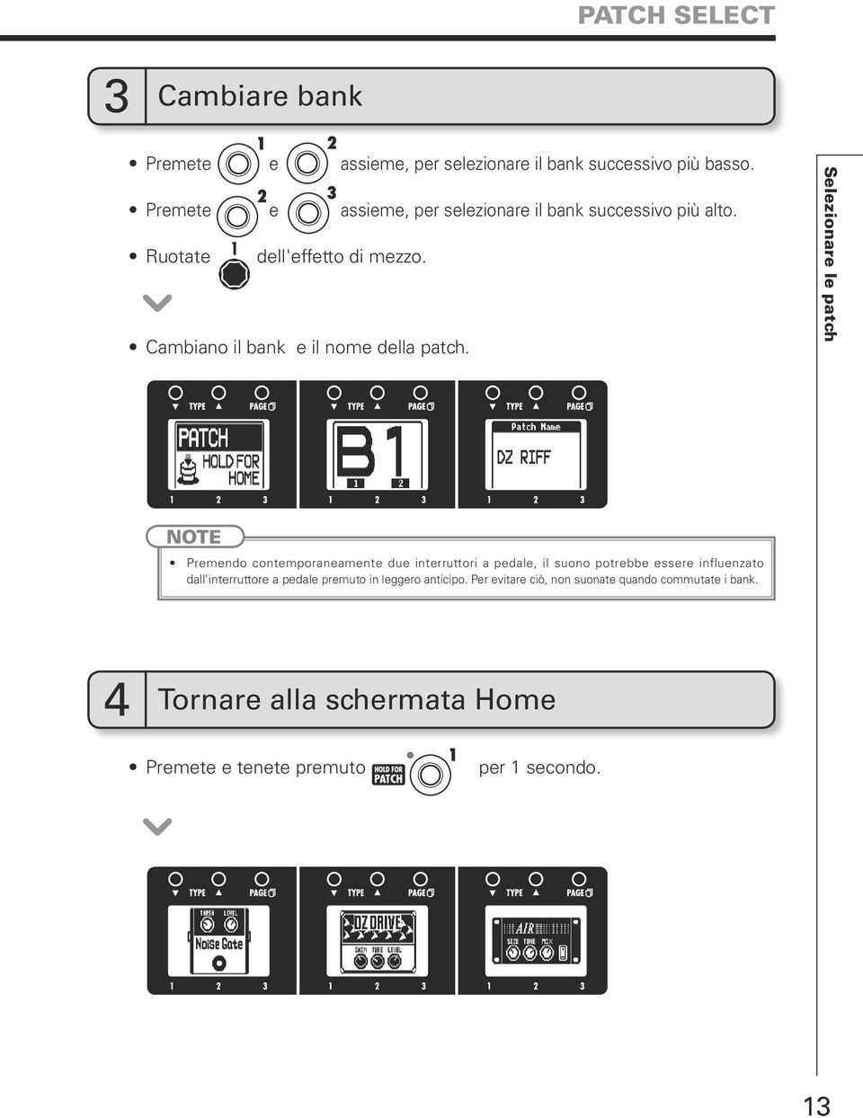 Cambiano il bank e il nome della patch.