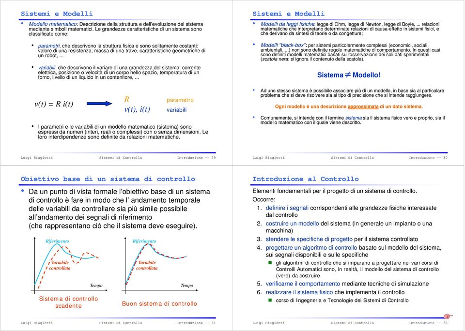 caratteristiche geometriche di un robot,.