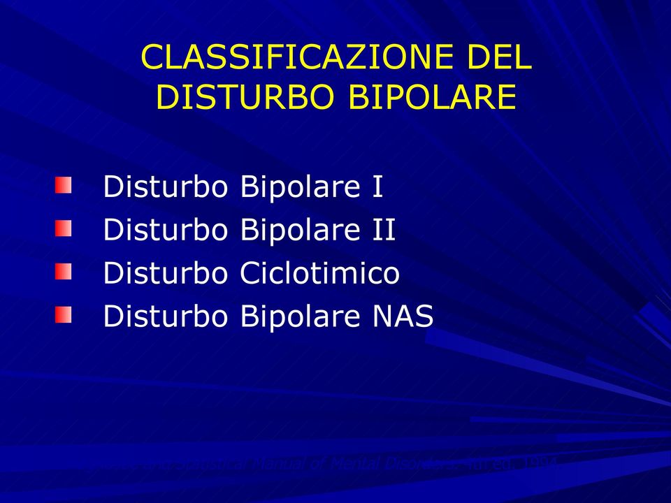 Ciclotimico Disturbo Bipolare NAS APA Diagnostic