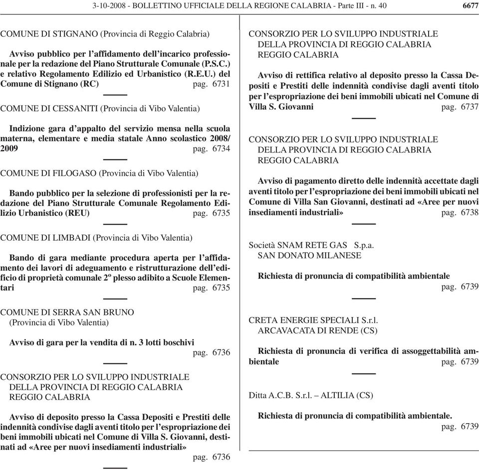 E.U.) del Comune di Stignano (RC) pag.