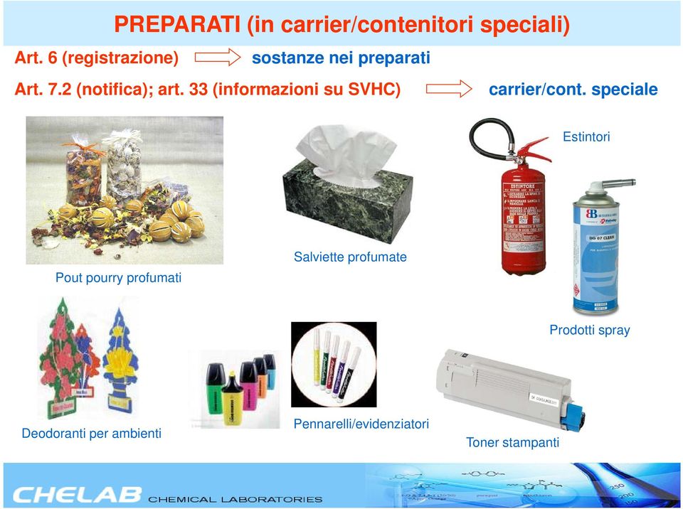 33 (informazioni su SVHC) carrier/cont.