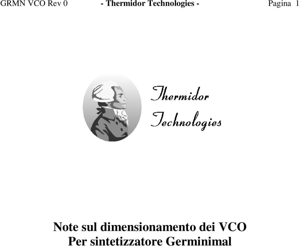 sul dimensionamento dei VCO