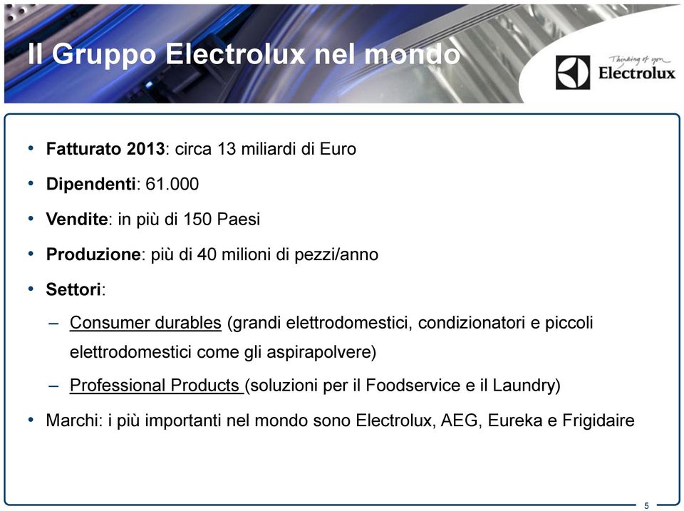 (grandi elettrodomestici, condizionatori e piccoli elettrodomestici come gli aspirapolvere) Professional