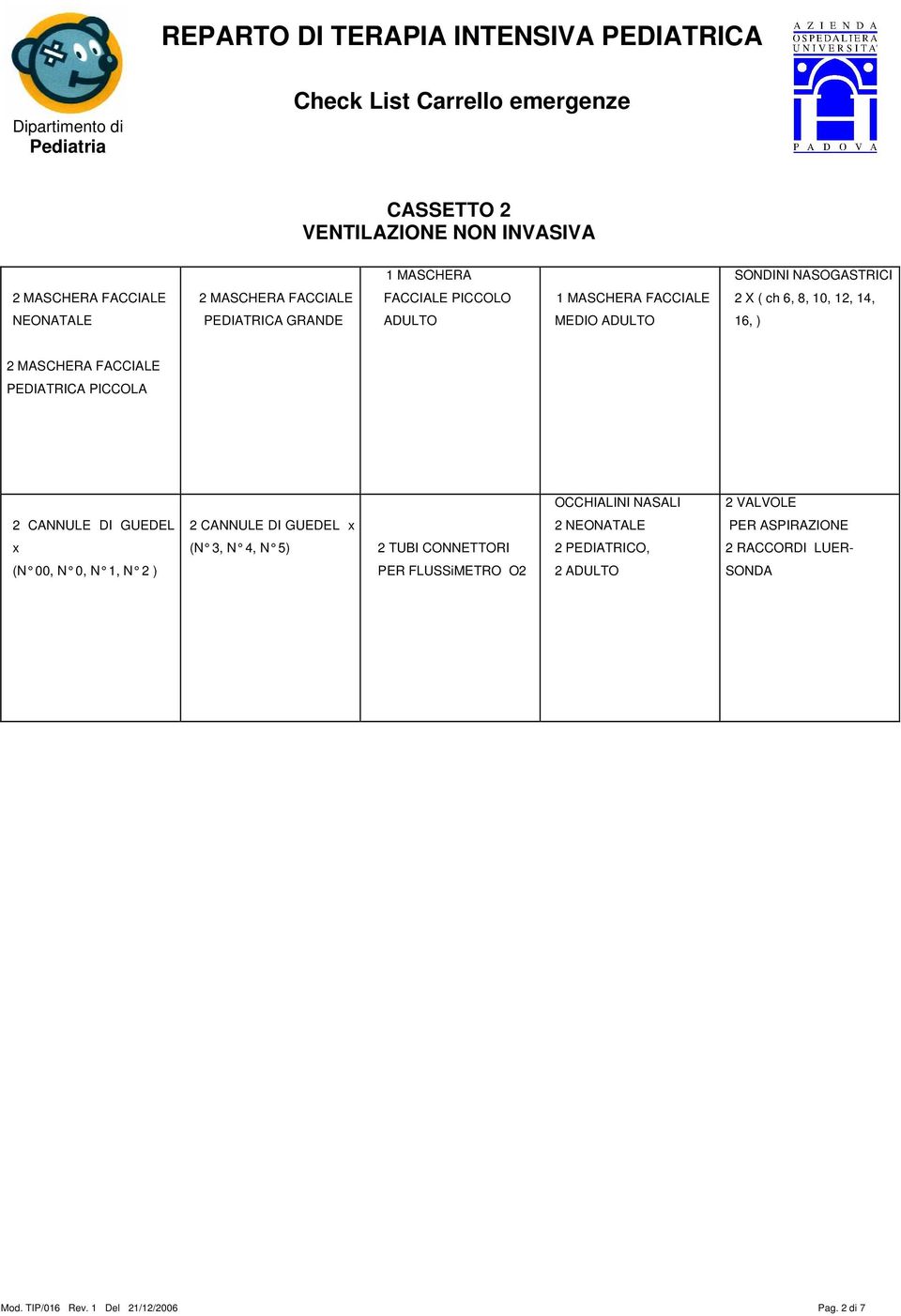 PICCOLA OCCHIALINI NASALI 2 VALVOLE 2 CANNULE DI GUEDEL 2 CANNULE DI GUEDEL x 2 NEONATALE PER ASPIRAZIONE x (N 3, N 4, N 5) 2 TUBI