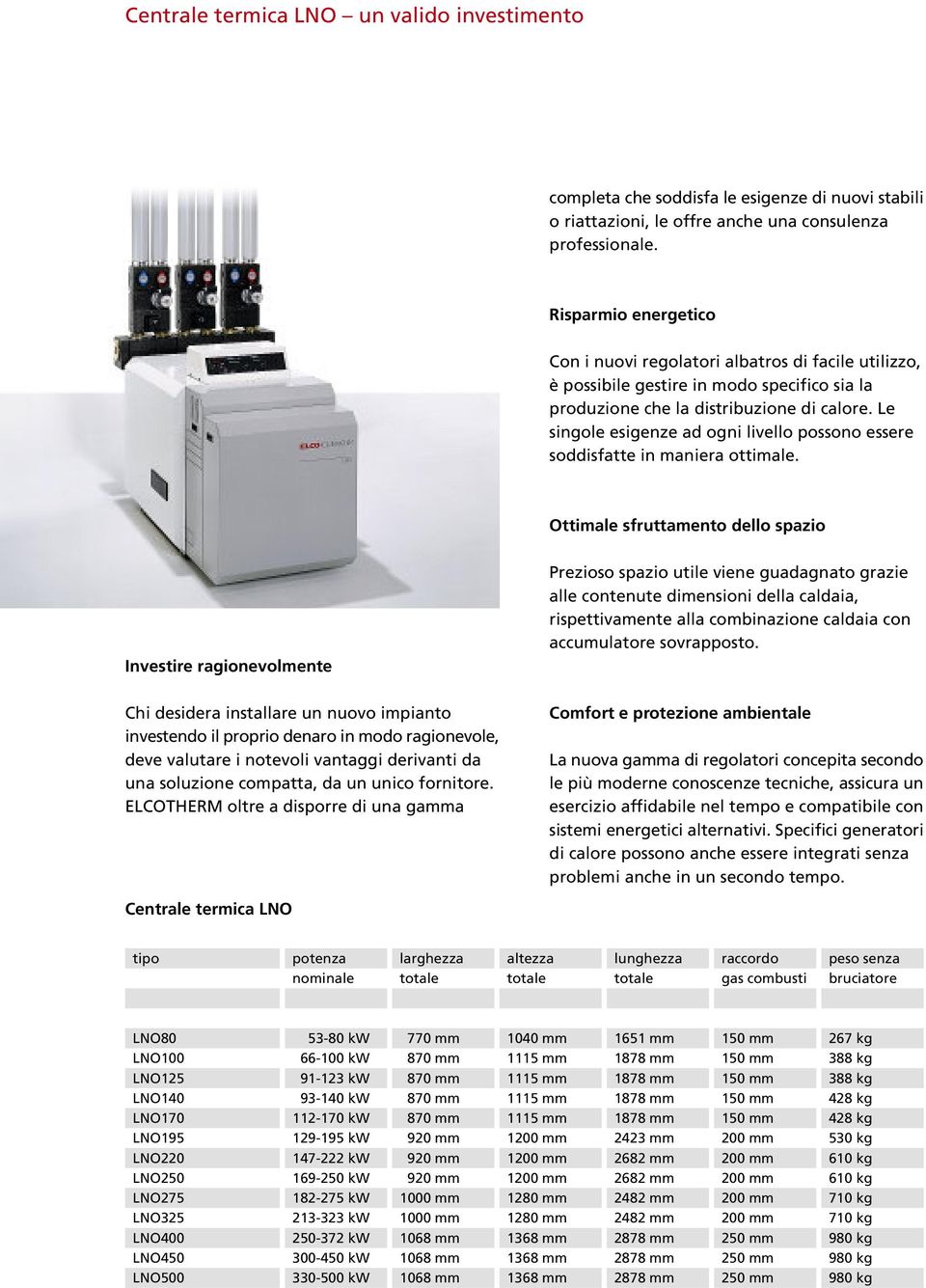 Le singole esigenze ad ogni livello possono essere soddisfatte in maniera ottimale.