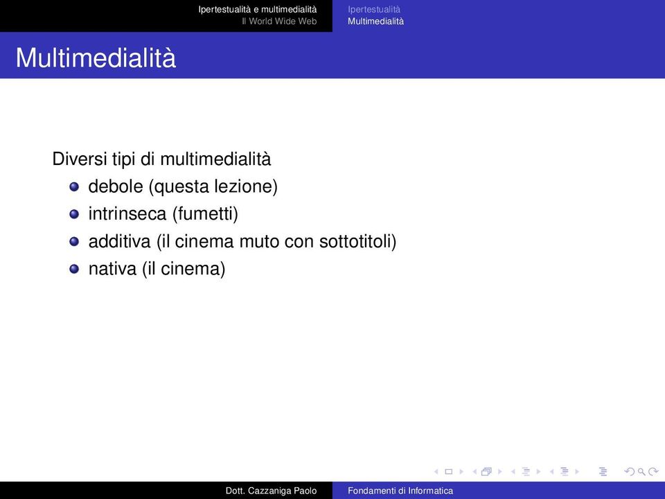 lezione) intrinseca (fumetti) additiva (il