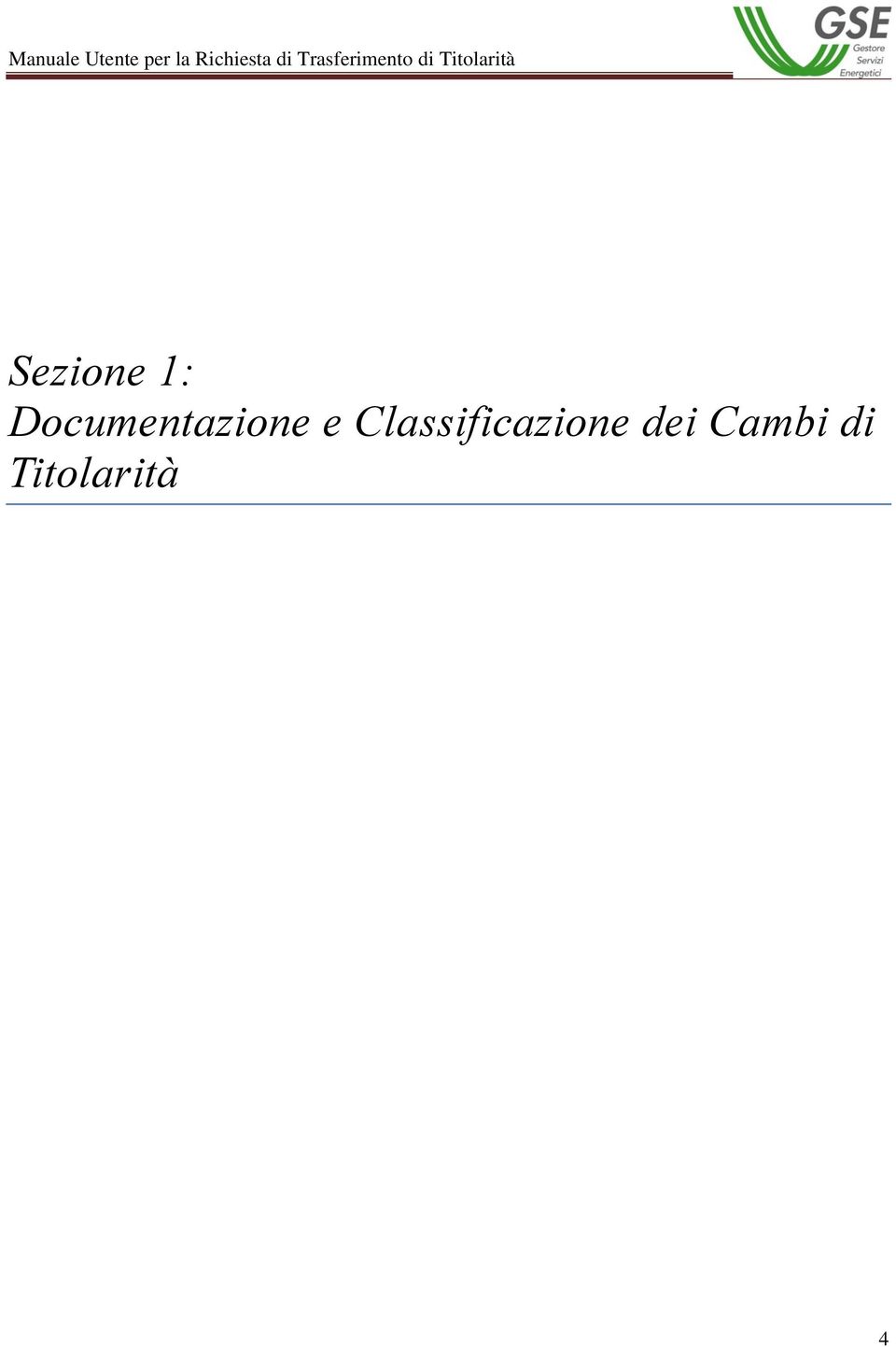 Classificazione