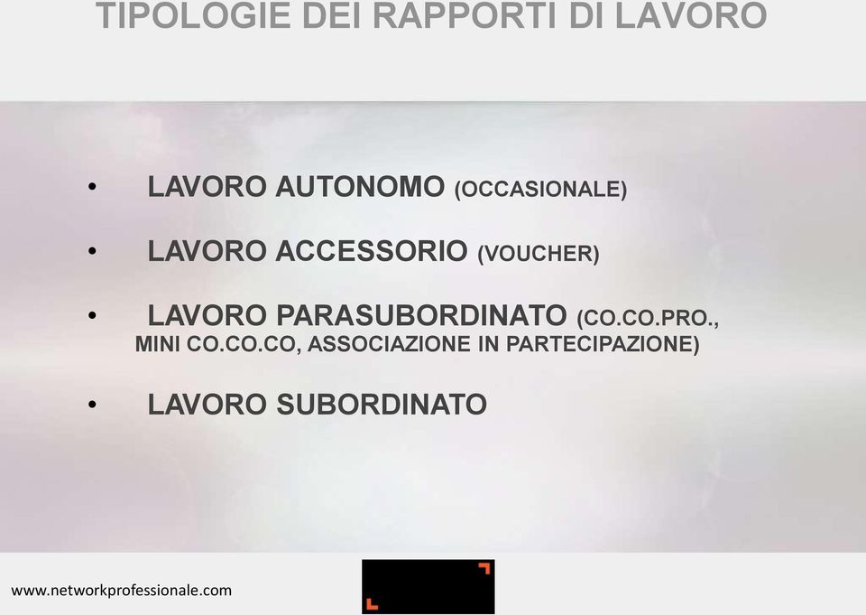 (VOUCHER) LAVORO PARASUBORDINATO (CO.CO.PRO.