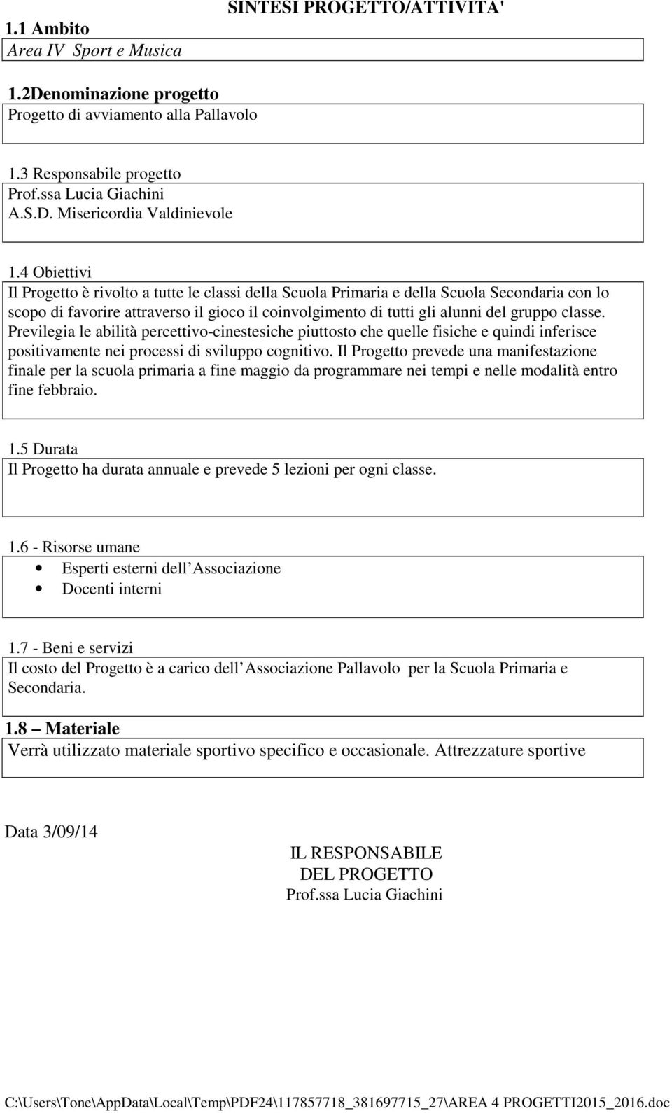 classe. Previlegia le abilità percettivo-cinestesiche piuttosto che quelle fisiche e quindi inferisce positivamente nei processi di sviluppo cognitivo.