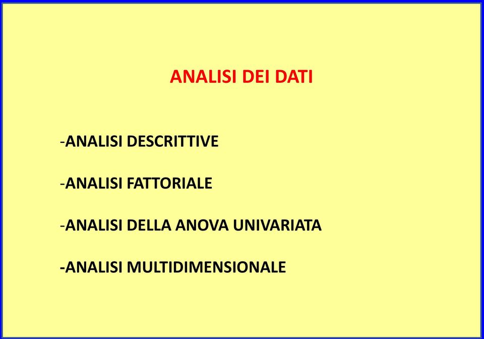 FATTORIALE -ANALISI DELLA