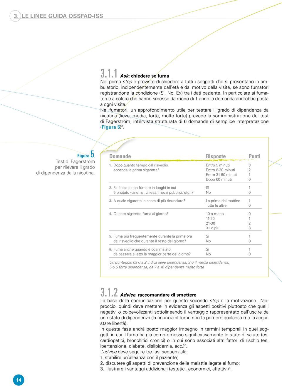 la condizione (Sì, No, Ex) tra i dati paziente. In particolare ai fumatori e a coloro che hanno smesso da meno di 1 anno la domanda andrebbe posta a ogni visita.