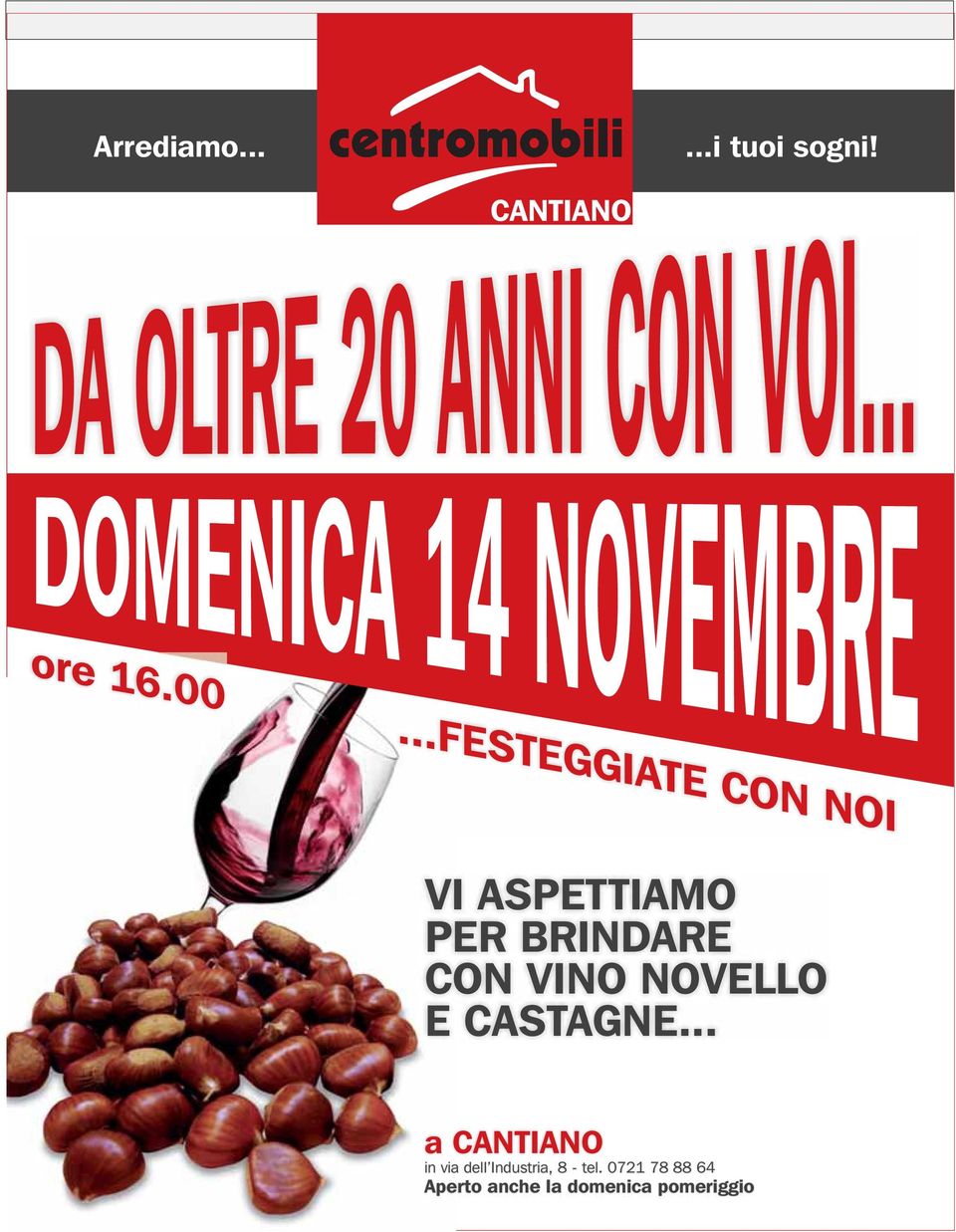 VINO NOVELLO E CASTAGNE.