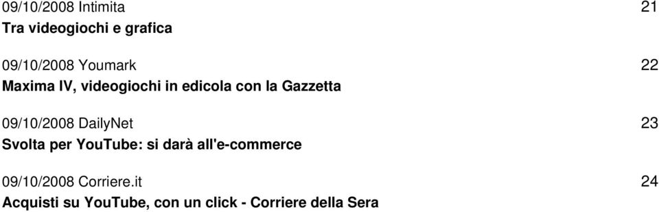 DailyNet Svolta per YouTube: si darà all'e-commerce 09/10/2008