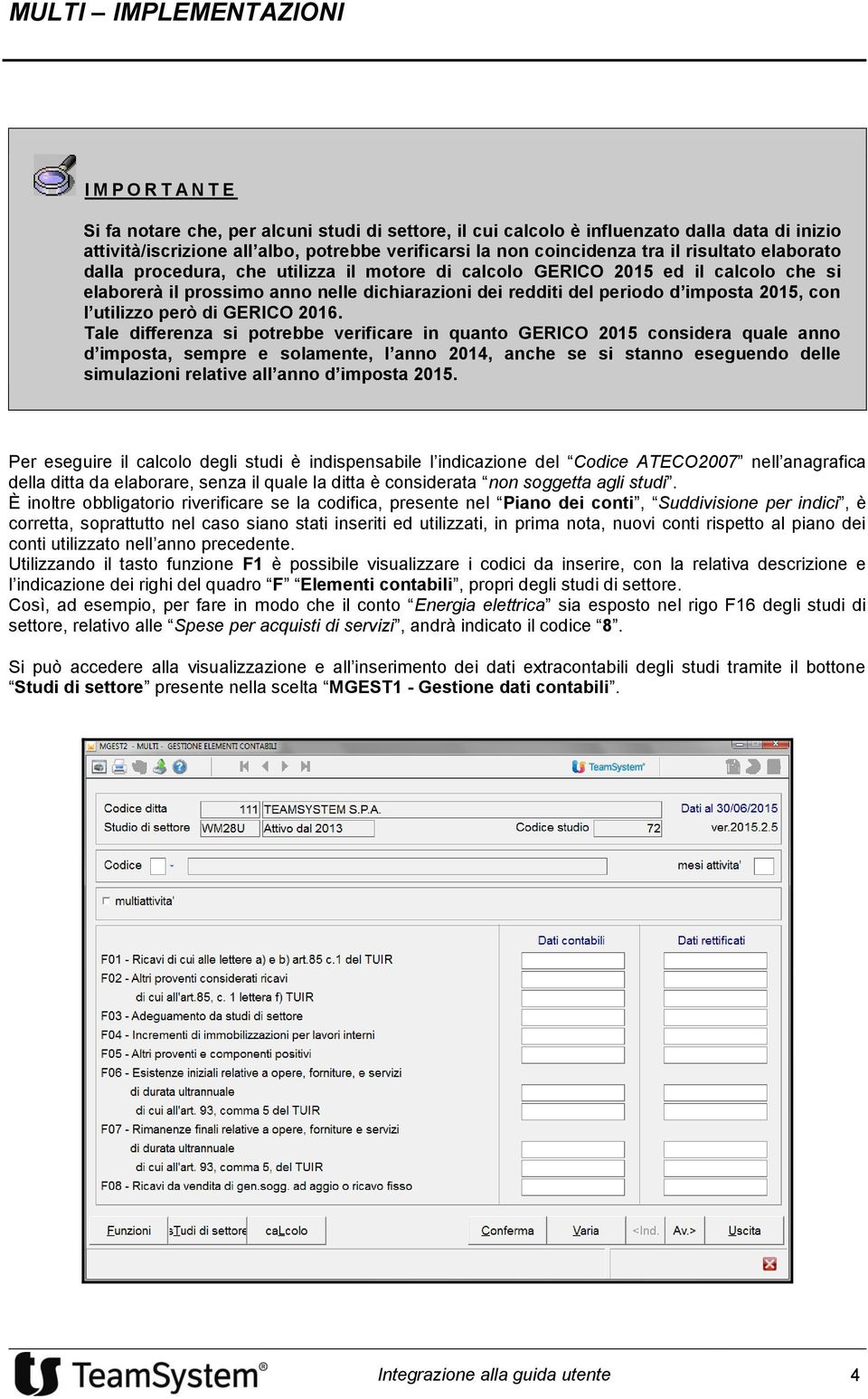 imposta 2015, con l utilizzo però di GERICO 2016.