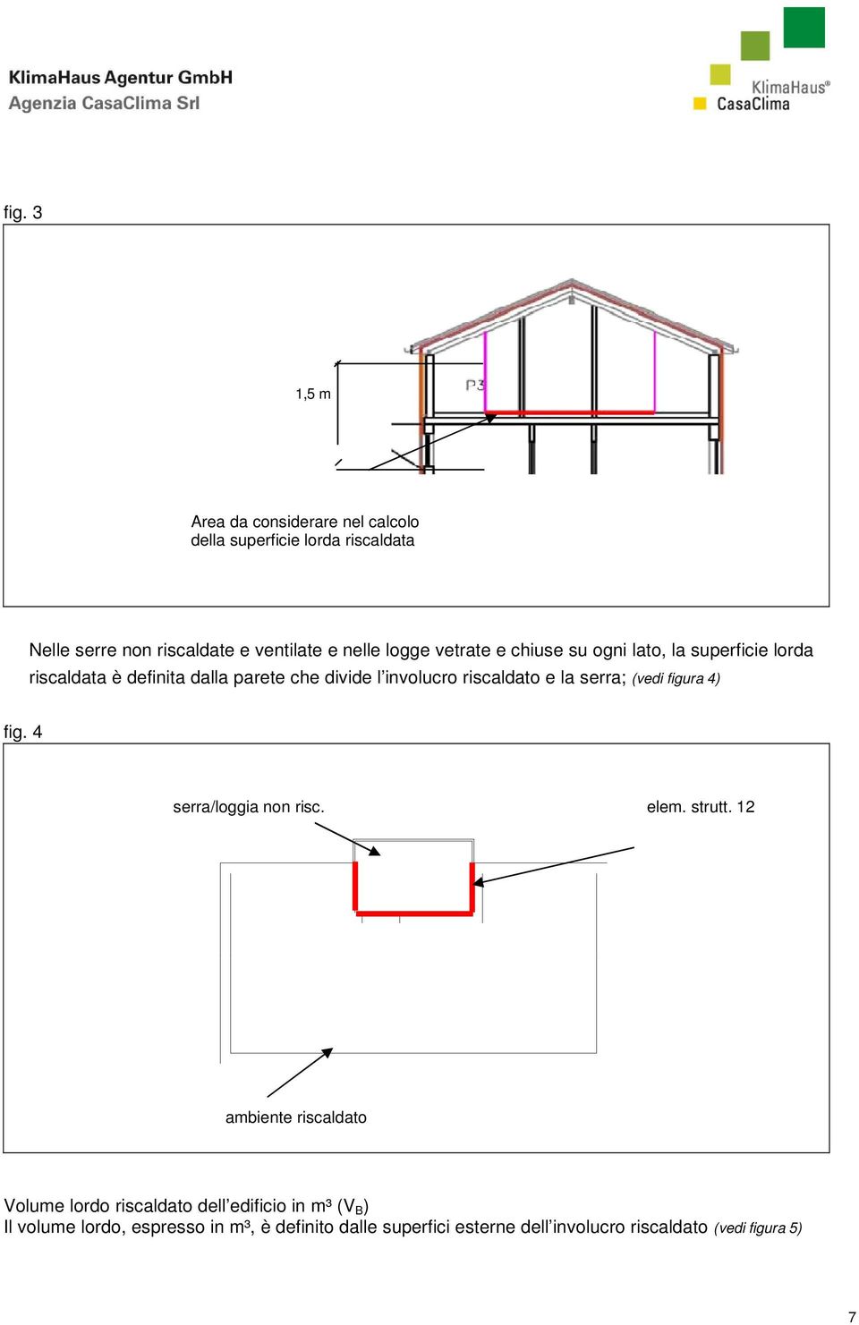 la serra; (vedi figura 4) fig. 4 serra/loggia non risc. elem. strutt.