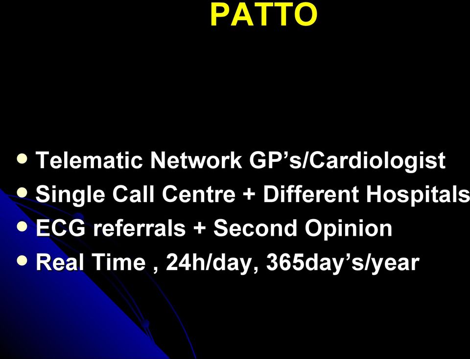 Different Hospitals ECG referrals +