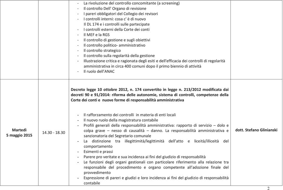 strategico - Il controllo sulla regolarità della gestione - Illustrazione critica e ragionata degli esiti e dell'efficacia dei controlli di regolarità amministrativa in circa 400 comuni dopo il primo