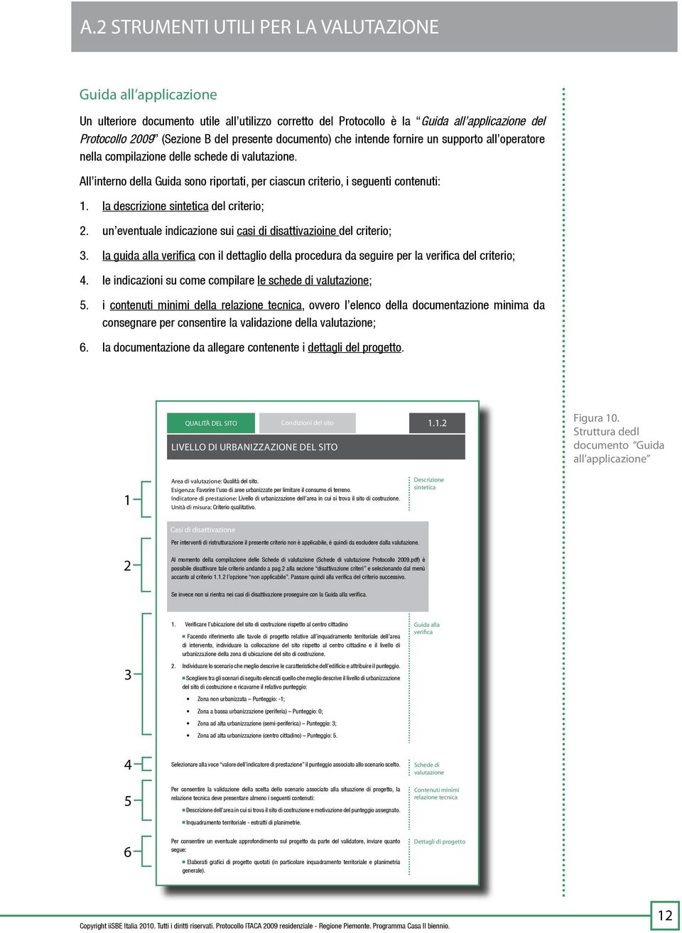 la descrizione sintetica del criterio; 2. un eventuale indicazione sui casi di disattivazioine del criterio; 3.