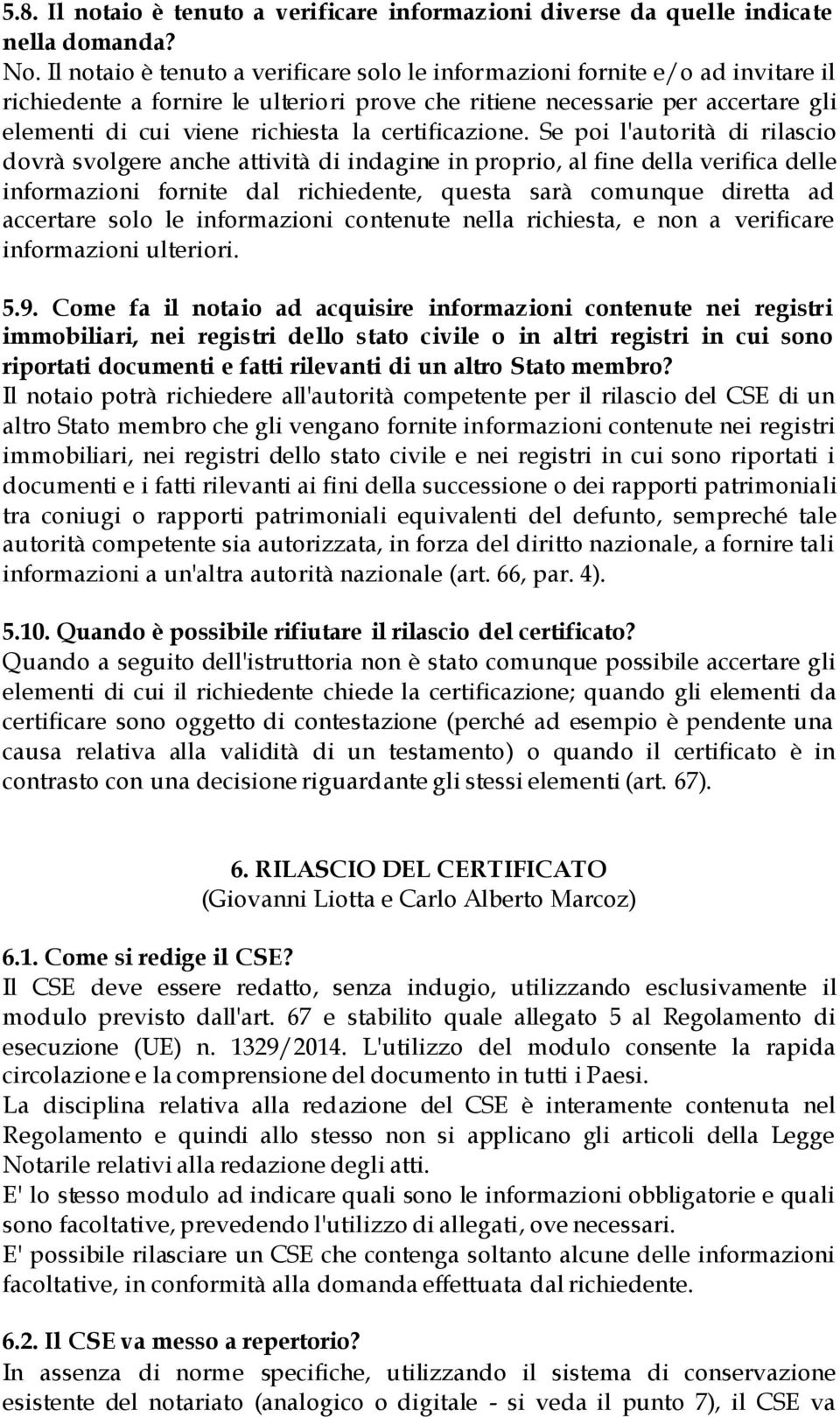 certificazione.