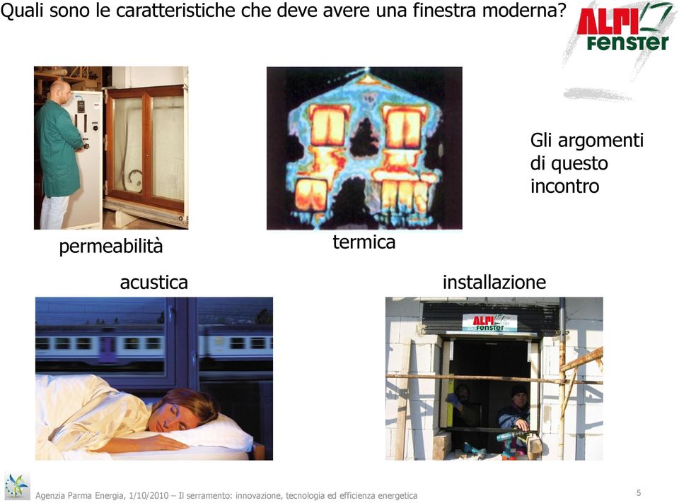 Gli argomenti di questo incontro permeabilità termica