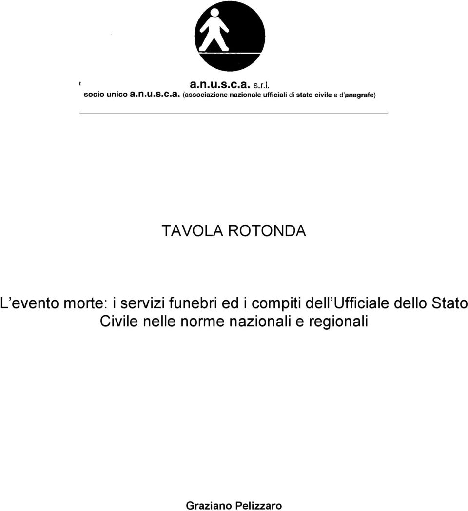 Ufficiale dello Stato Civile nelle