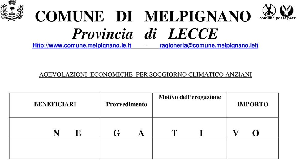 leit AGEVOLAZIONI ECONOMICHE PER