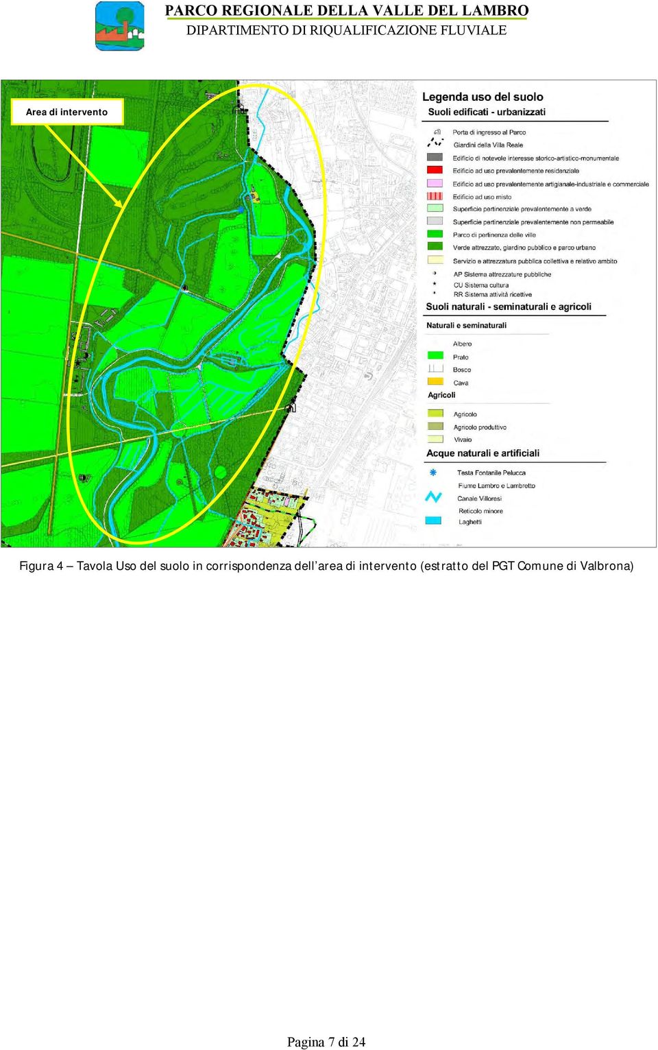 dell area di intervento (estratto