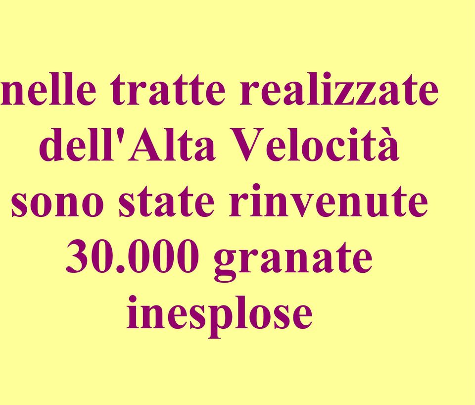 Velocità sono state