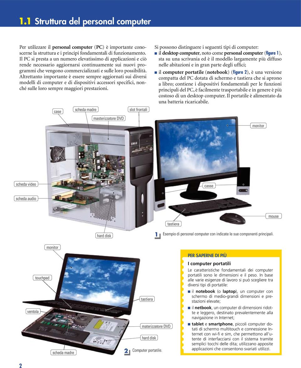 Altrettanto importante è essere sempre aggiornati sui diversi modelli di computer e di dispositivi accessori specifici, nonché sulle loro sempre maggiori prestazioni.