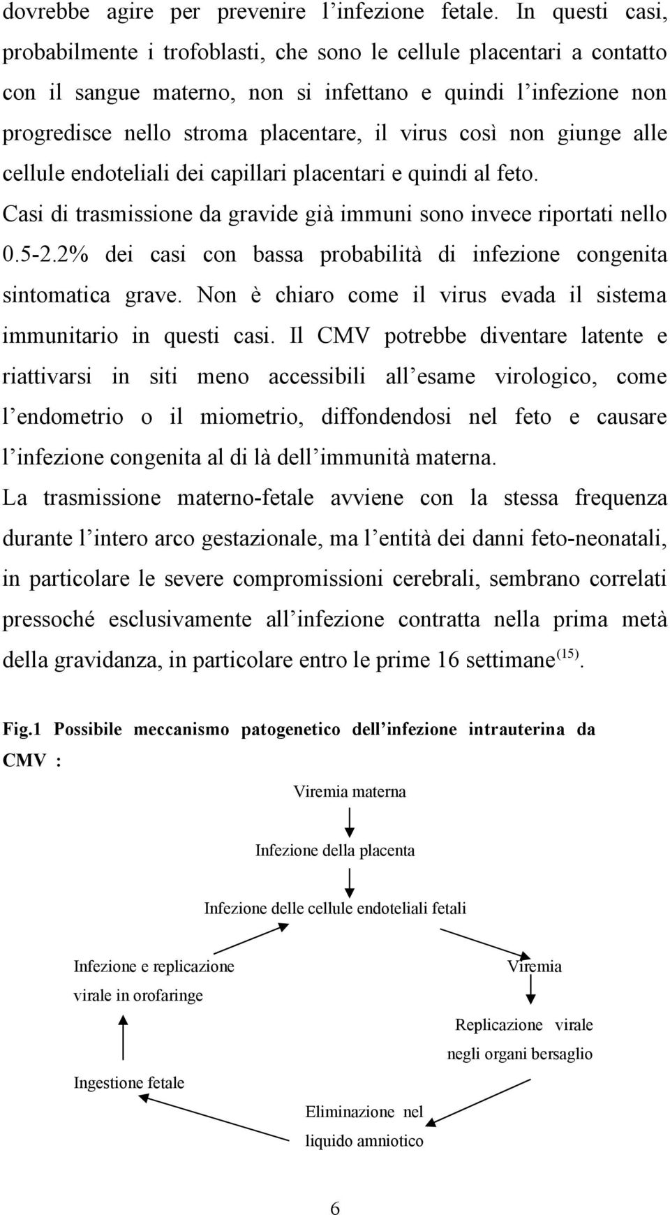 così non giunge alle cellule endoteliali dei capillari placentari e quindi al feto. Casi di trasmissione da gravide già immuni sono invece riportati nello 0.5-2.