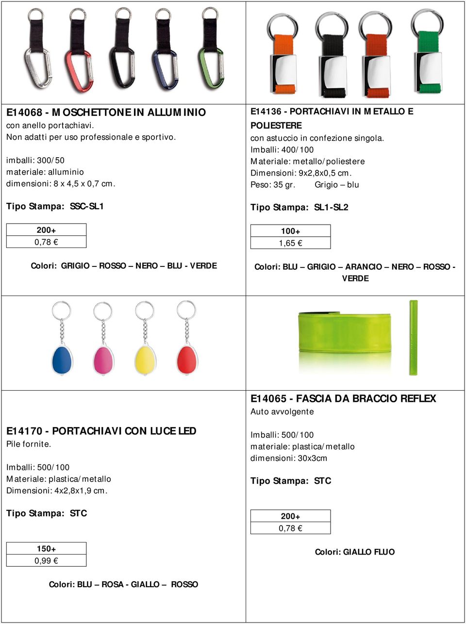 Imballi: 400/100 Materiale: metallo/poliestere Dimensioni: 9x2,8x0,5 cm. Peso: 35 gr.