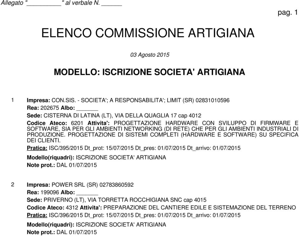 DI FIRMWARE E SOFTWARE, SIA PER GLI AMBIENTI NETWORKING (DI RETE) CHE PER GLI AMBIENTI INDUSTRIALI DI PRODUZIONE. PROGETTAZIONE DI SISTEMI COMPLETI (HARDWARE E SOFTWARE) SU SPECIFICA DEI CLIENTI.