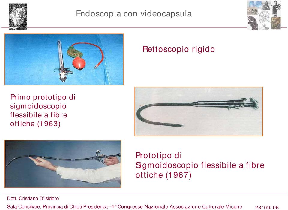 flessibile a fibre ottiche (1963) Prototipo