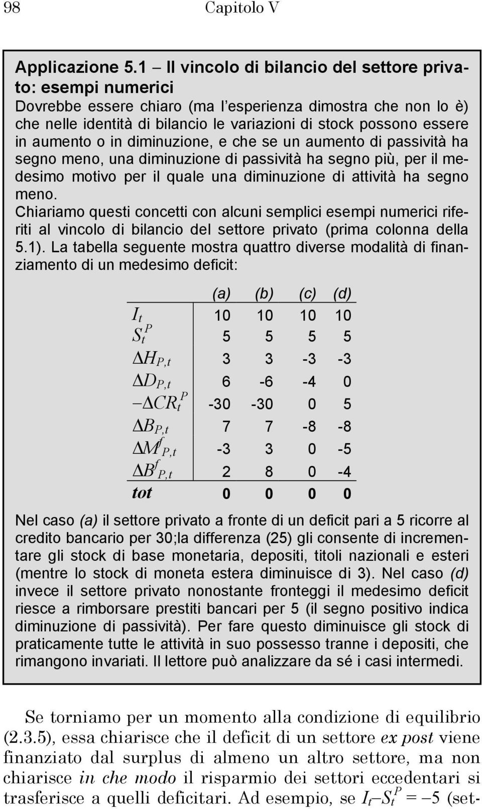 in diminuzione, e che se un aumeno di passivià ha segno meno, una diminuzione di passivià ha segno più, per il medesimo moivo per il quale una diminuzione di aivià ha segno meno.