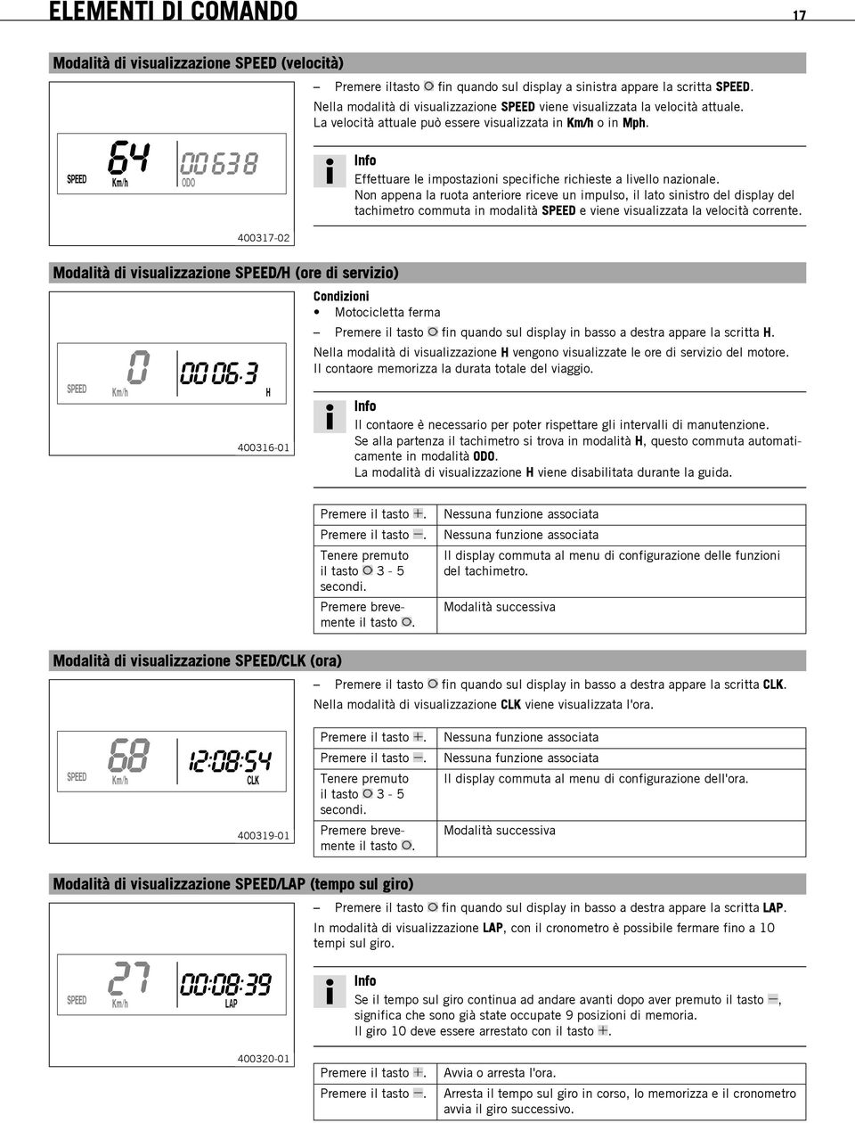 400317-02 Effettuare le impostazioni specifiche richieste a livello nazionale.