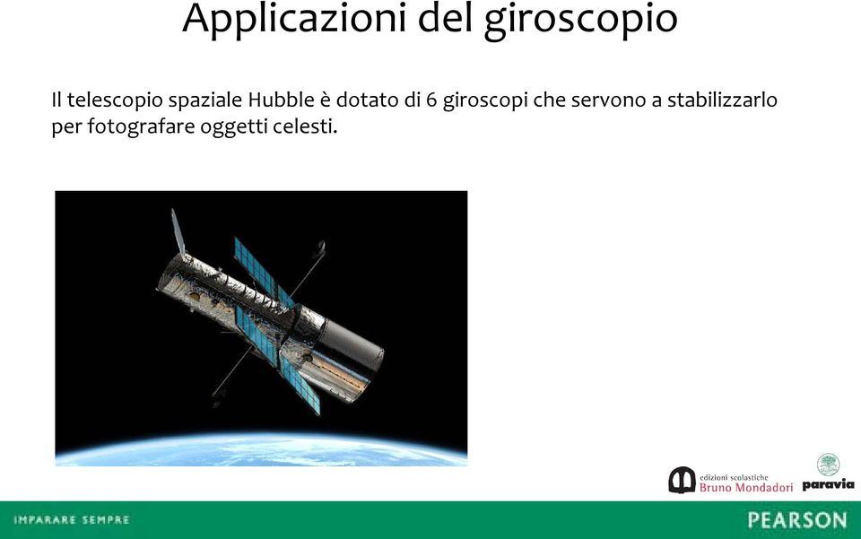 giroscopi che servono a stabilizzarlo