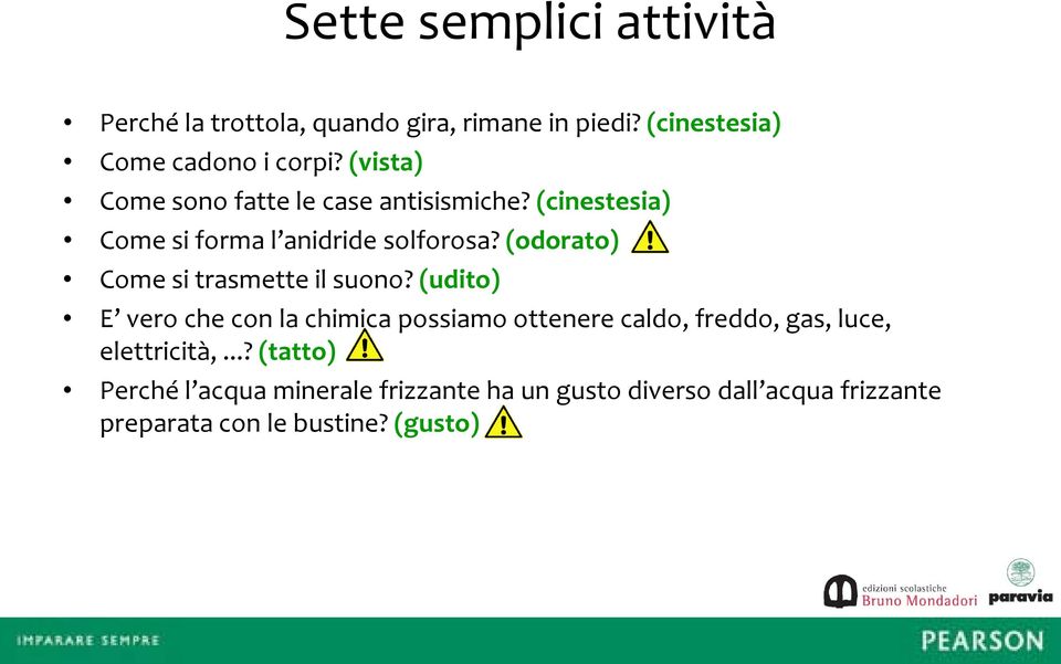 (odorato) Come si trasmette il suono?